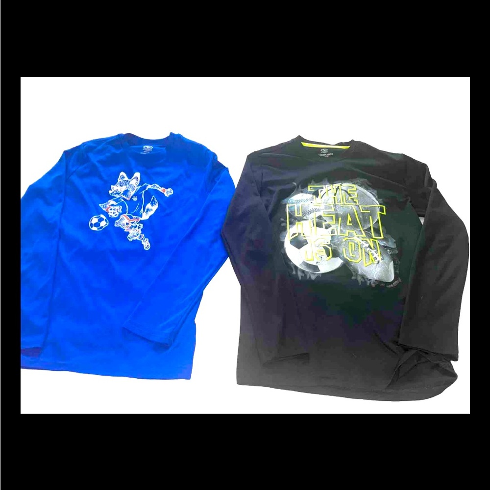 Kids Athletic Performance Active  Long sleeve Tee Lot Of 2 l Large 10-12